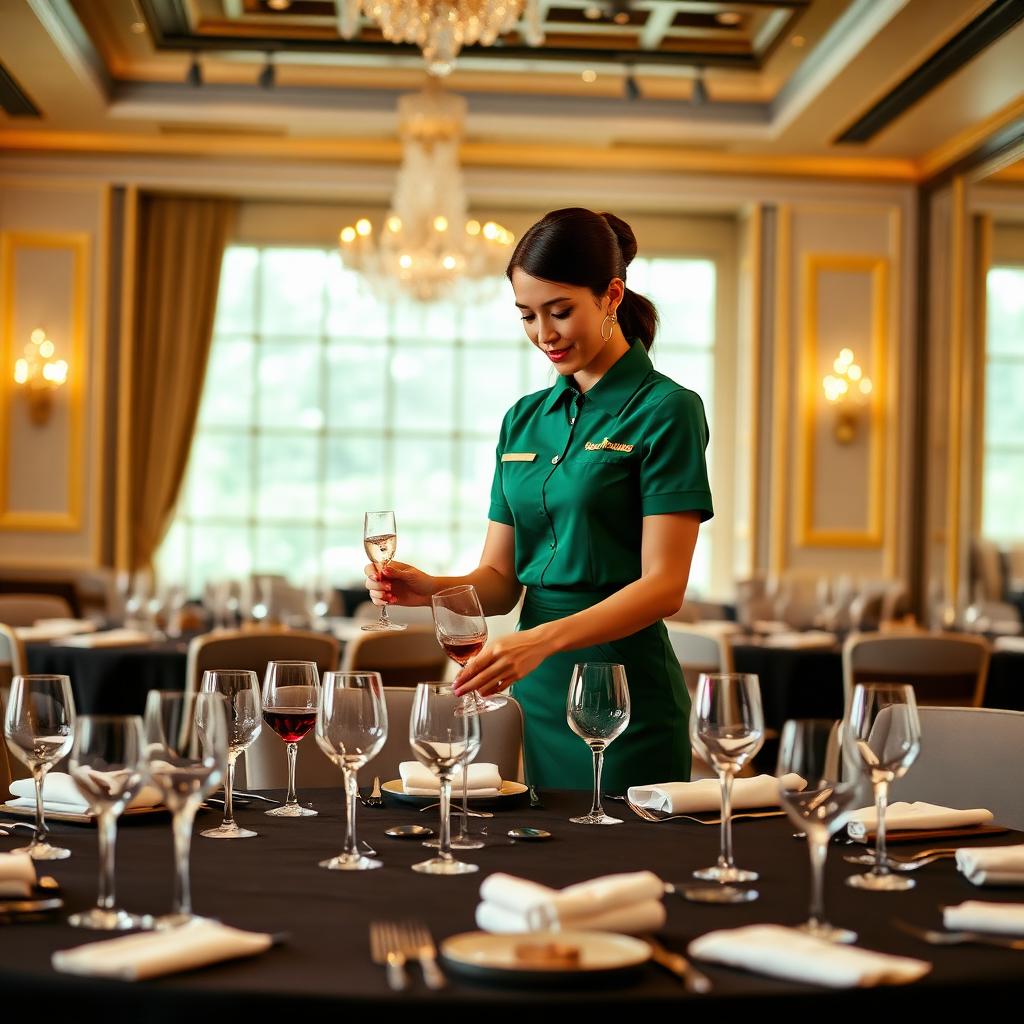 Cleansy event staff at upscale event